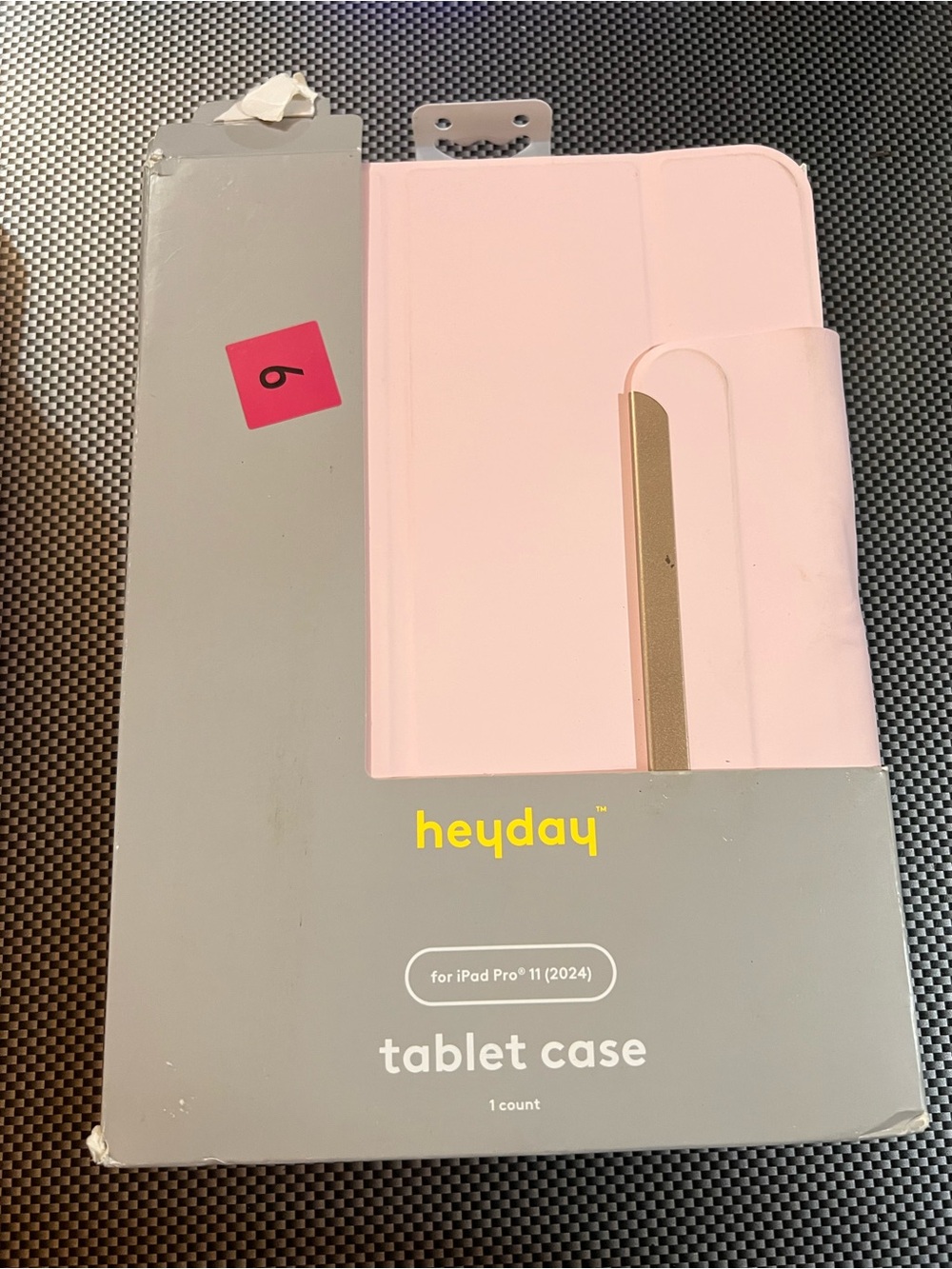 heyday Light Pink iPad Pro 11 (2024)  Case with Gold Accent